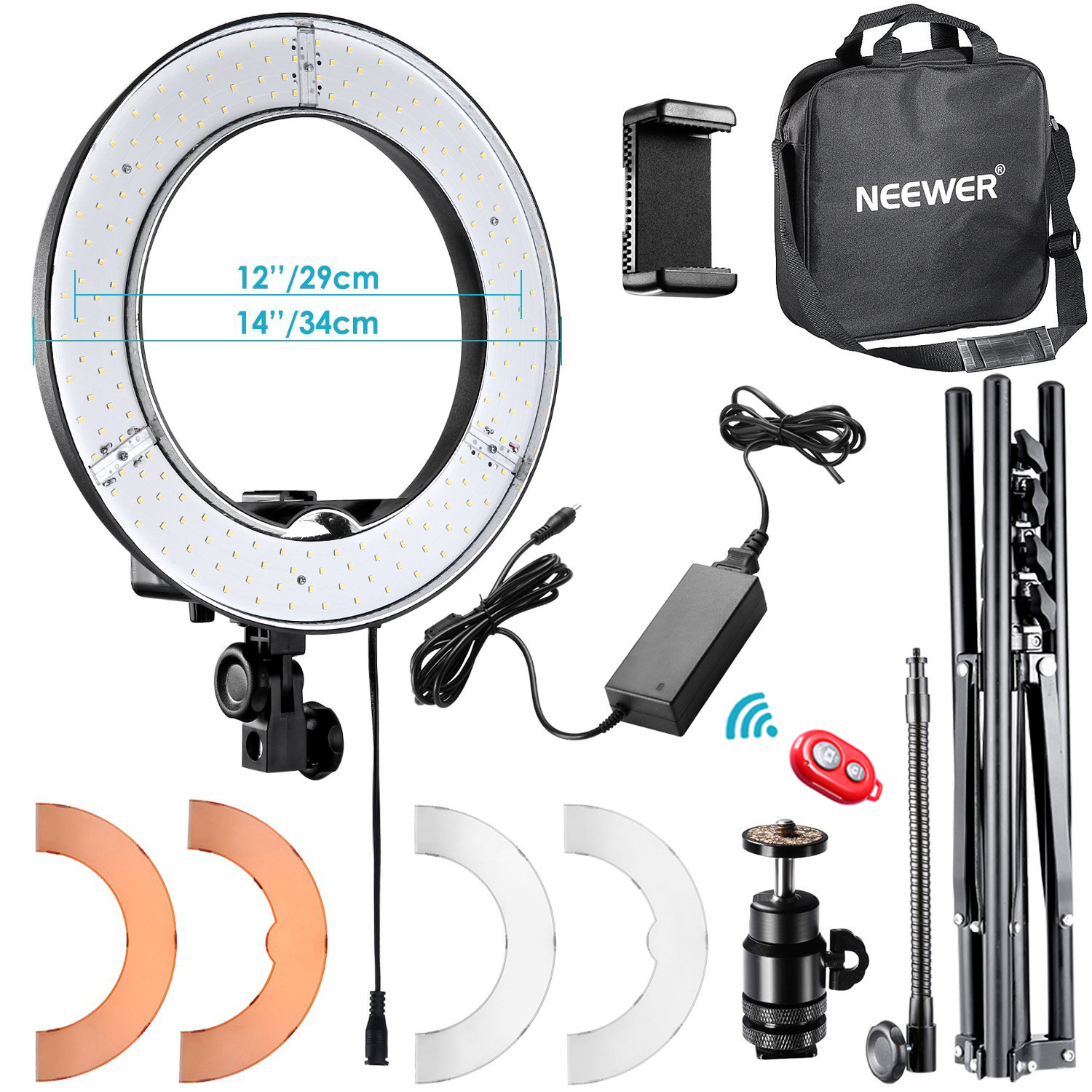 Photography Lighting Kit Neewer - Neewer 14-inch Outer Led Ring Light