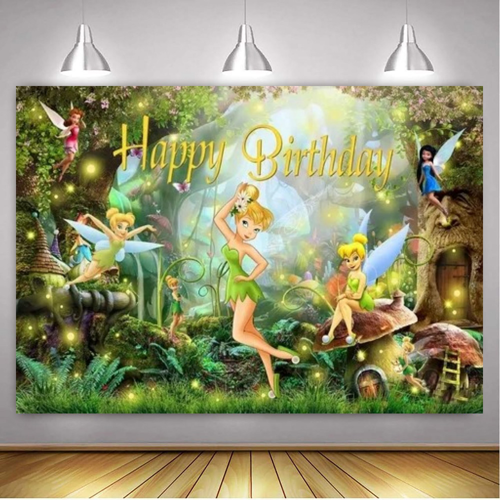 Photography Lighting Backdrop - Photography Backdrop Tinker Bell Theme For