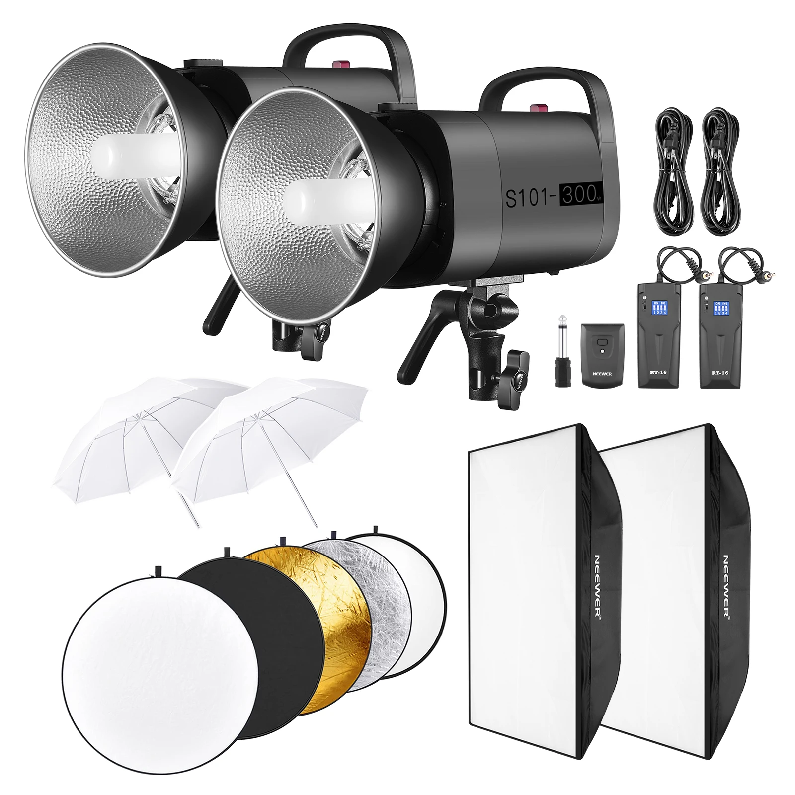 Photography Lighting Kit Neewer - NEEWER 600W Photography Studio Strobe Flash