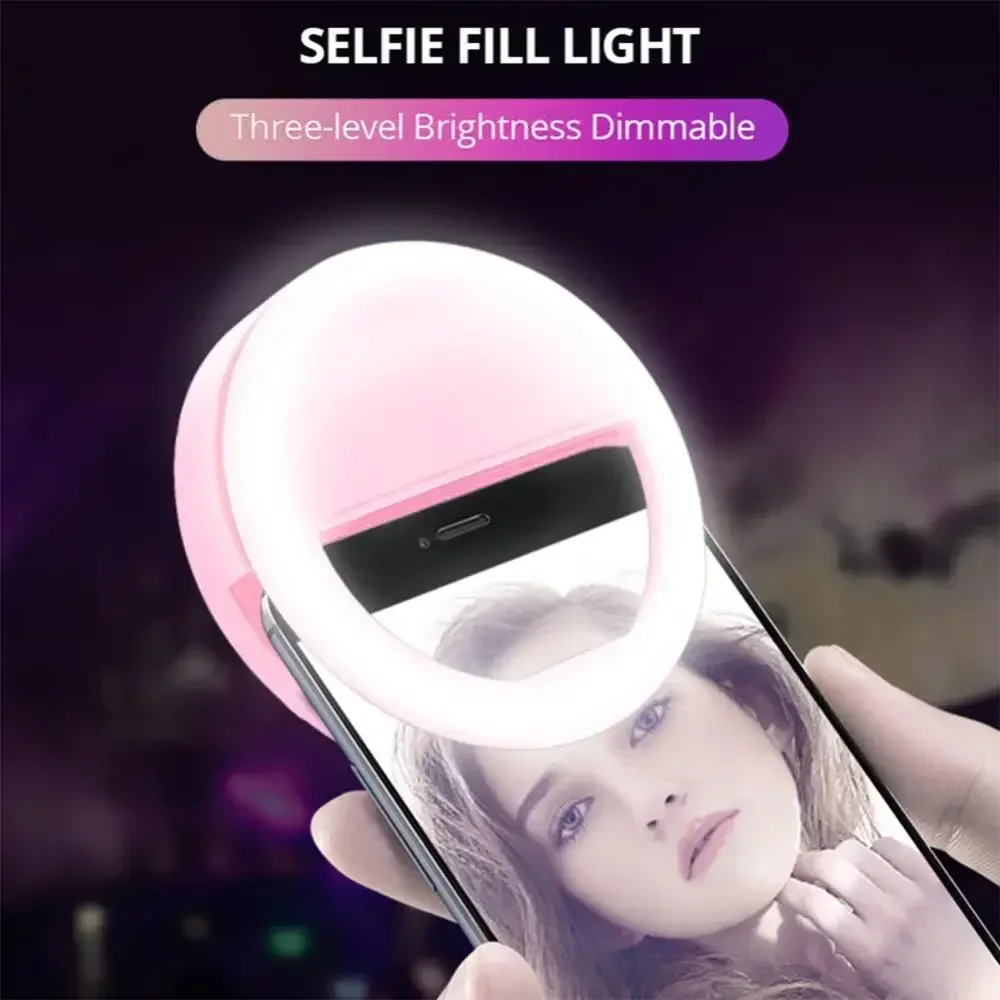 Photography Lighting Tool - LED Selfie Ring Light Mobile Phone