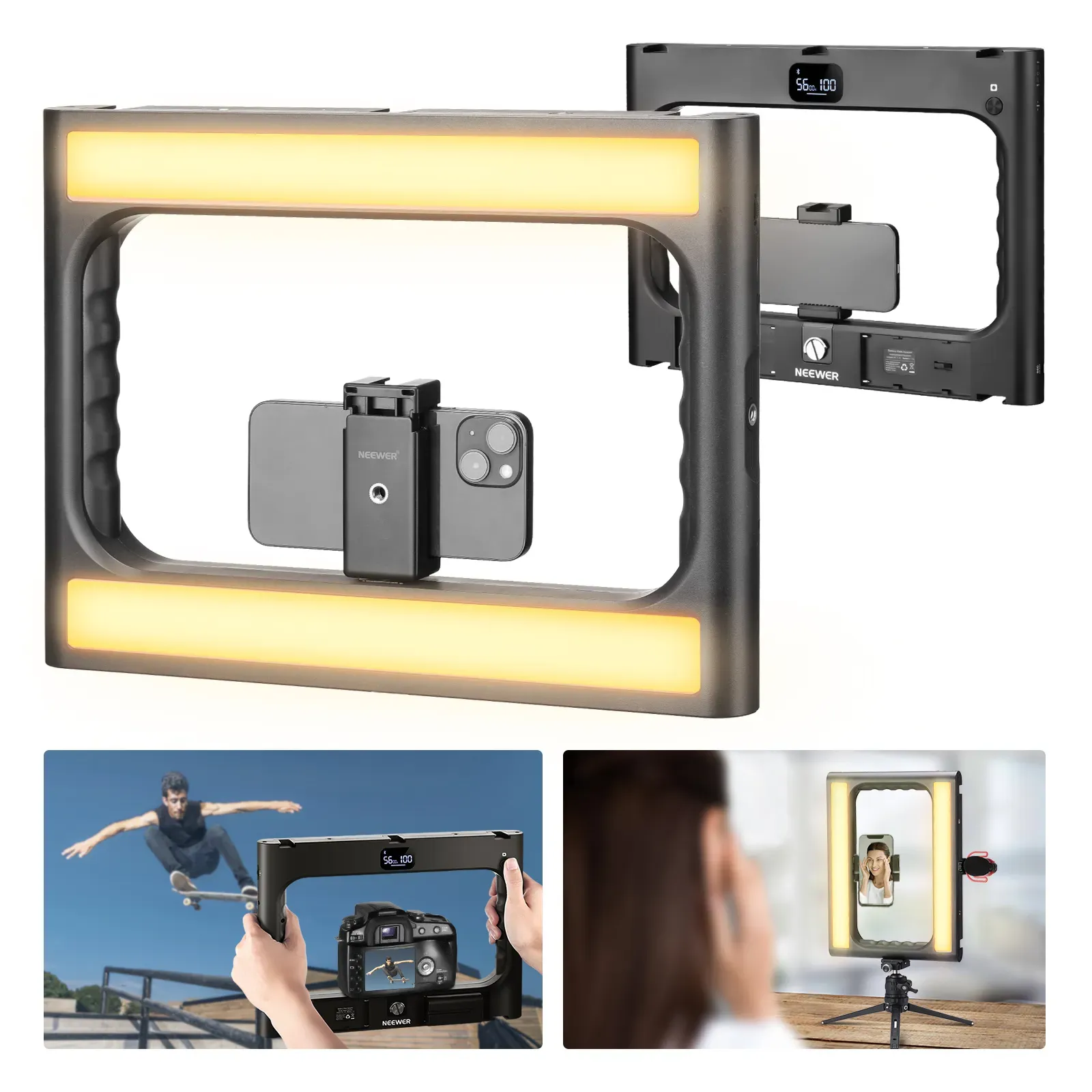Photography Lighting Kit Neewer - NEEWER A111 II Smartphone Video Rig