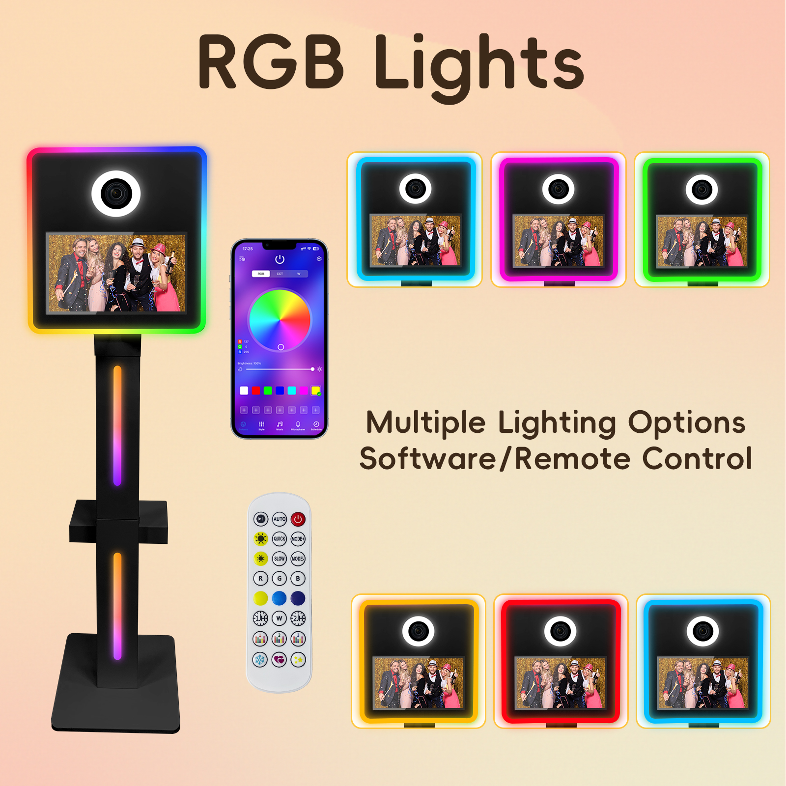 DSLR Photo Booth Machine with  - Photography Lighting Description ulasan dan harga
