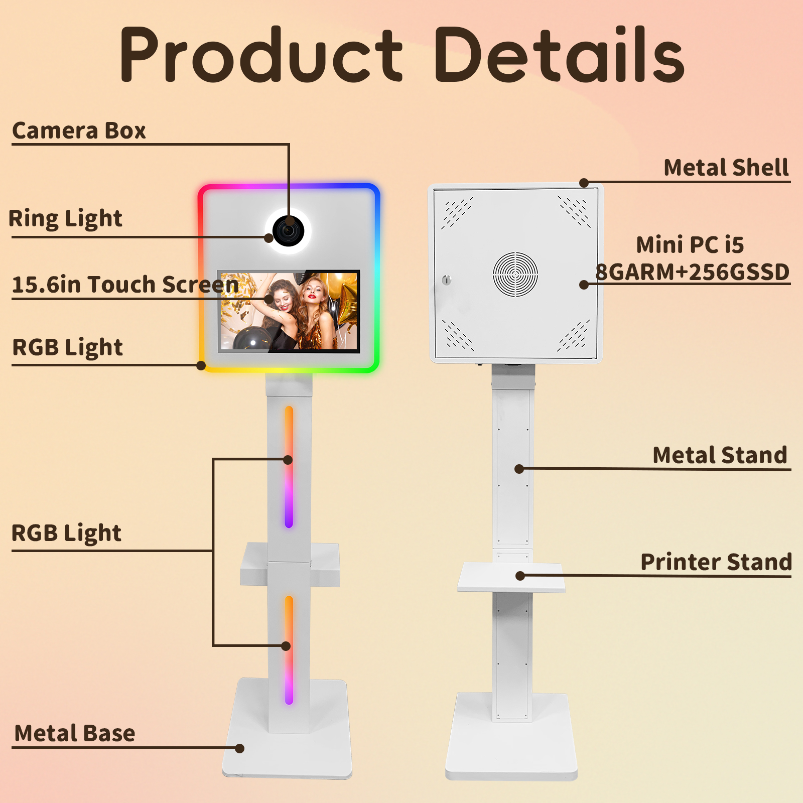 DSLR Photo Booth Machine with  - Photography Lighting Description ulasan dan harga