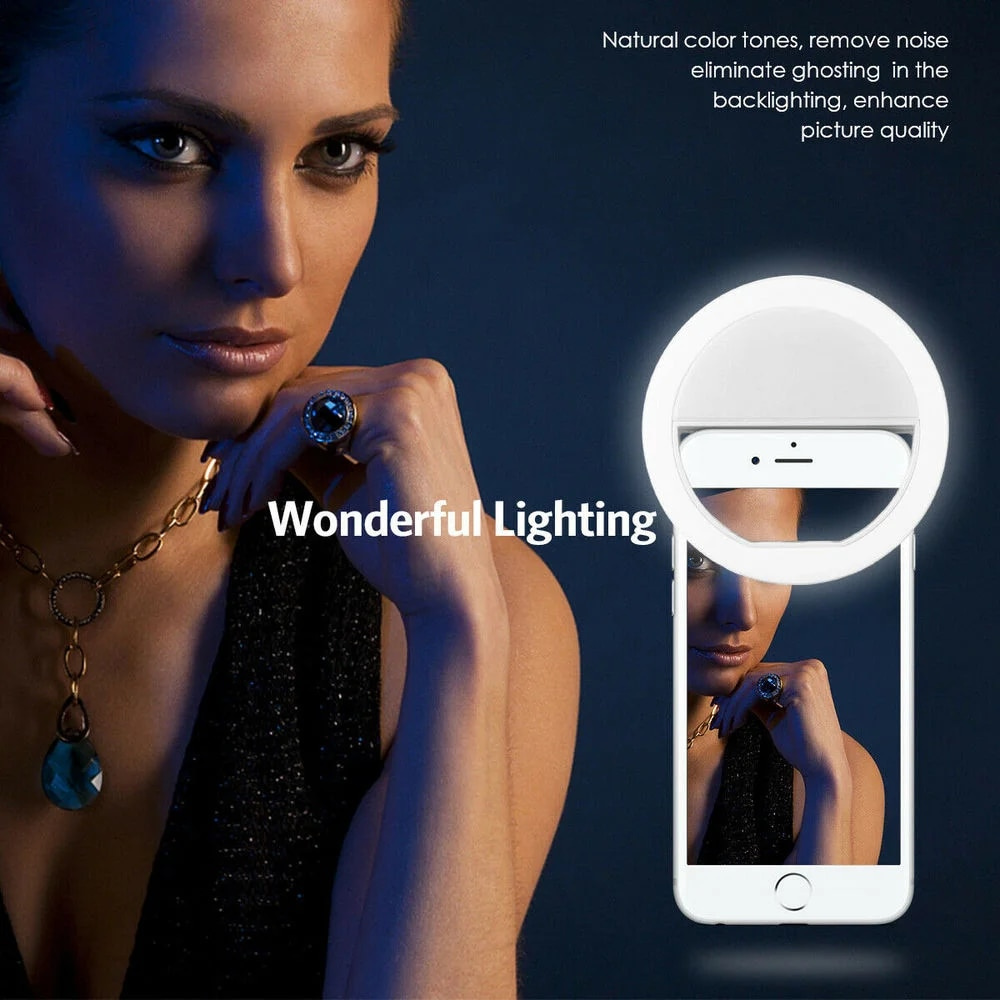 LED Selfie Fill Light USB Char - Photography Lighting Tool ulasan dan harga