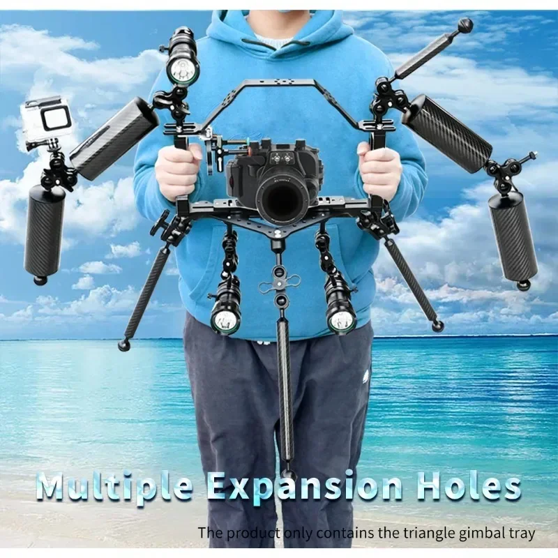 Diving Tray Rig Video Triangul - Photography Lighting Rig ulasan dan harga