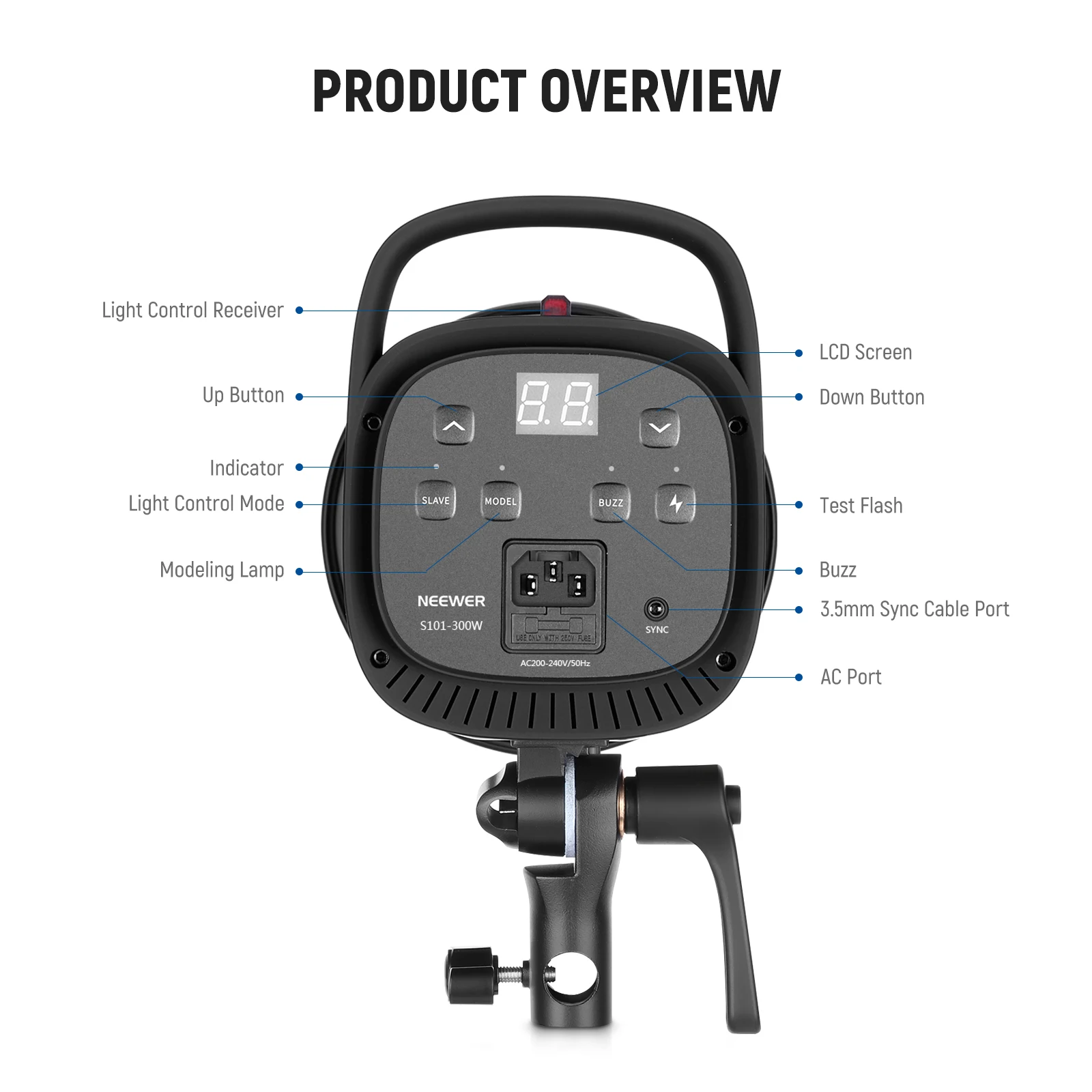 NEEWER 600W Strobe Flash Studi - Photography Lighting Kit Neewer ulasan dan harga