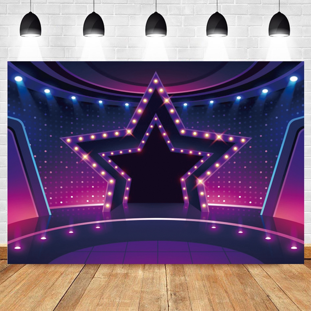 Neon Lights Stage Photography  - Photography Lighting Setup ulasan dan harga
