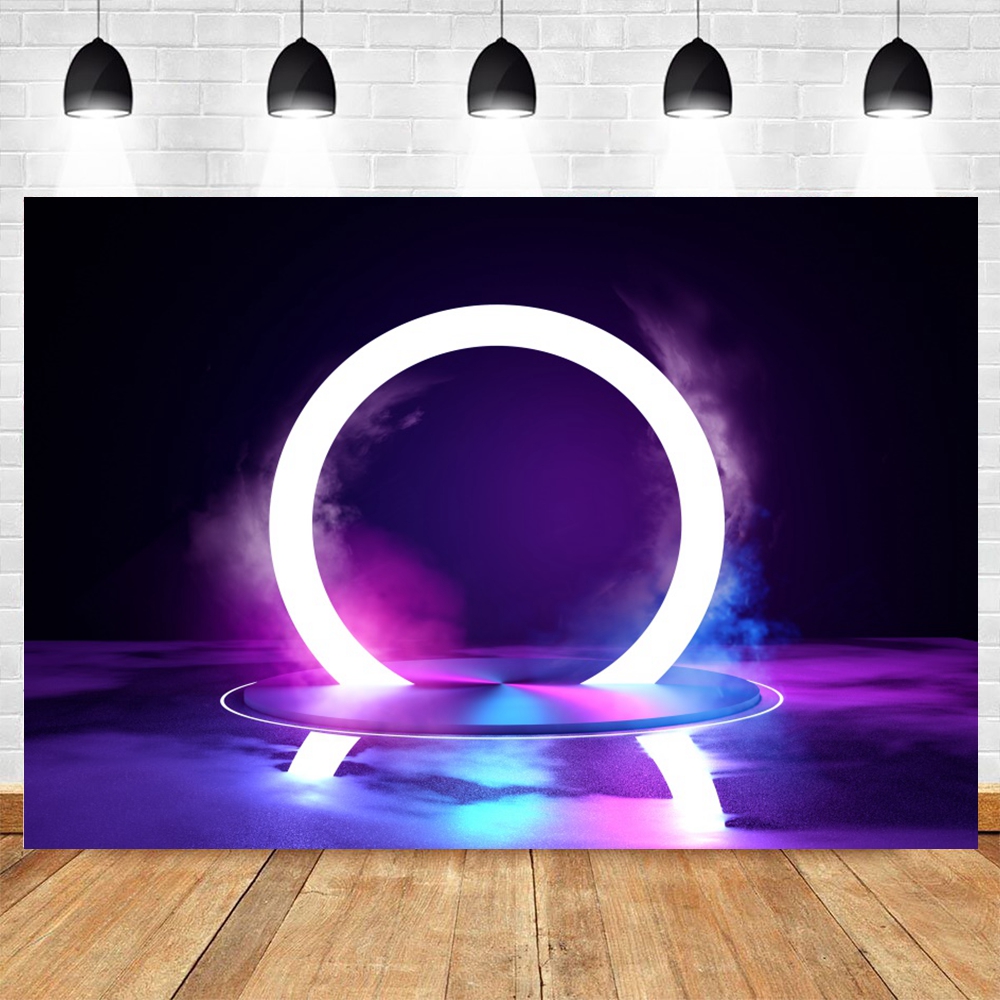 Neon Lights Stage Photography  - Photography Lighting Setup ulasan dan harga