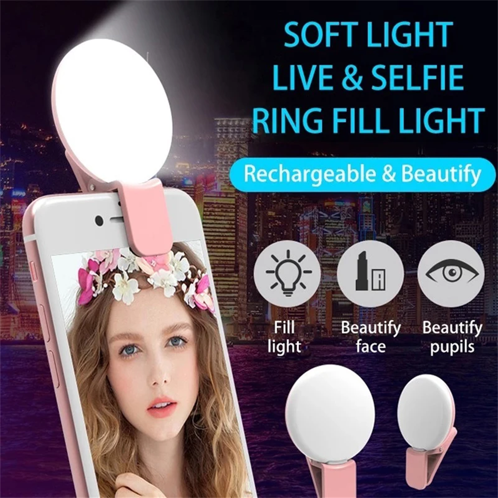 Portable Ring Light Clip Porta - Photography Lighting Tool ulasan dan harga