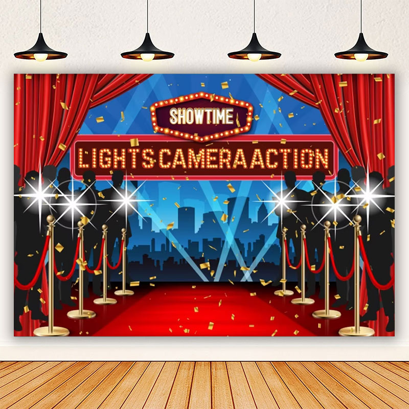 Cinema Movie Night Theme Photo - Photography Lighting Backdrop ulasan dan harga