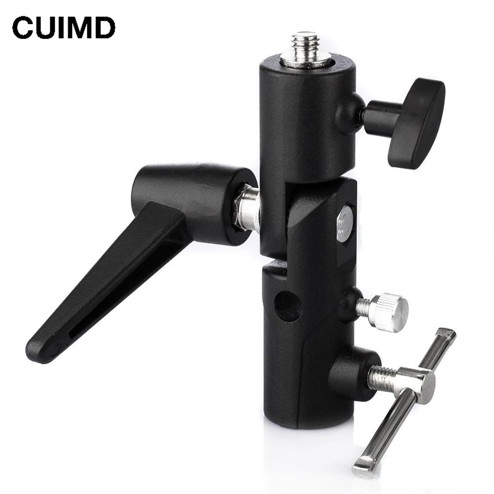 Flash Bracket Hot Shoe Umbrell - Photography Lighting Tool ulasan dan harga