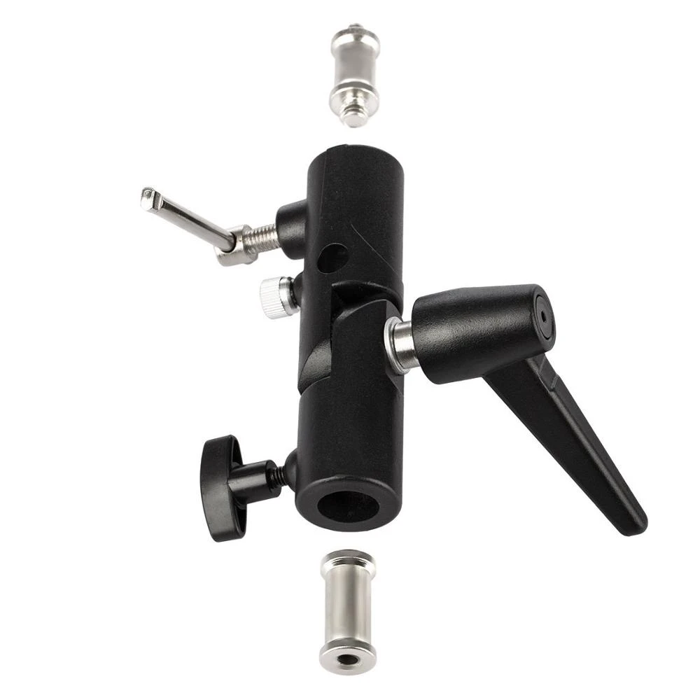 Flash Bracket Hot Shoe Umbrell - Photography Lighting Tool ulasan dan harga