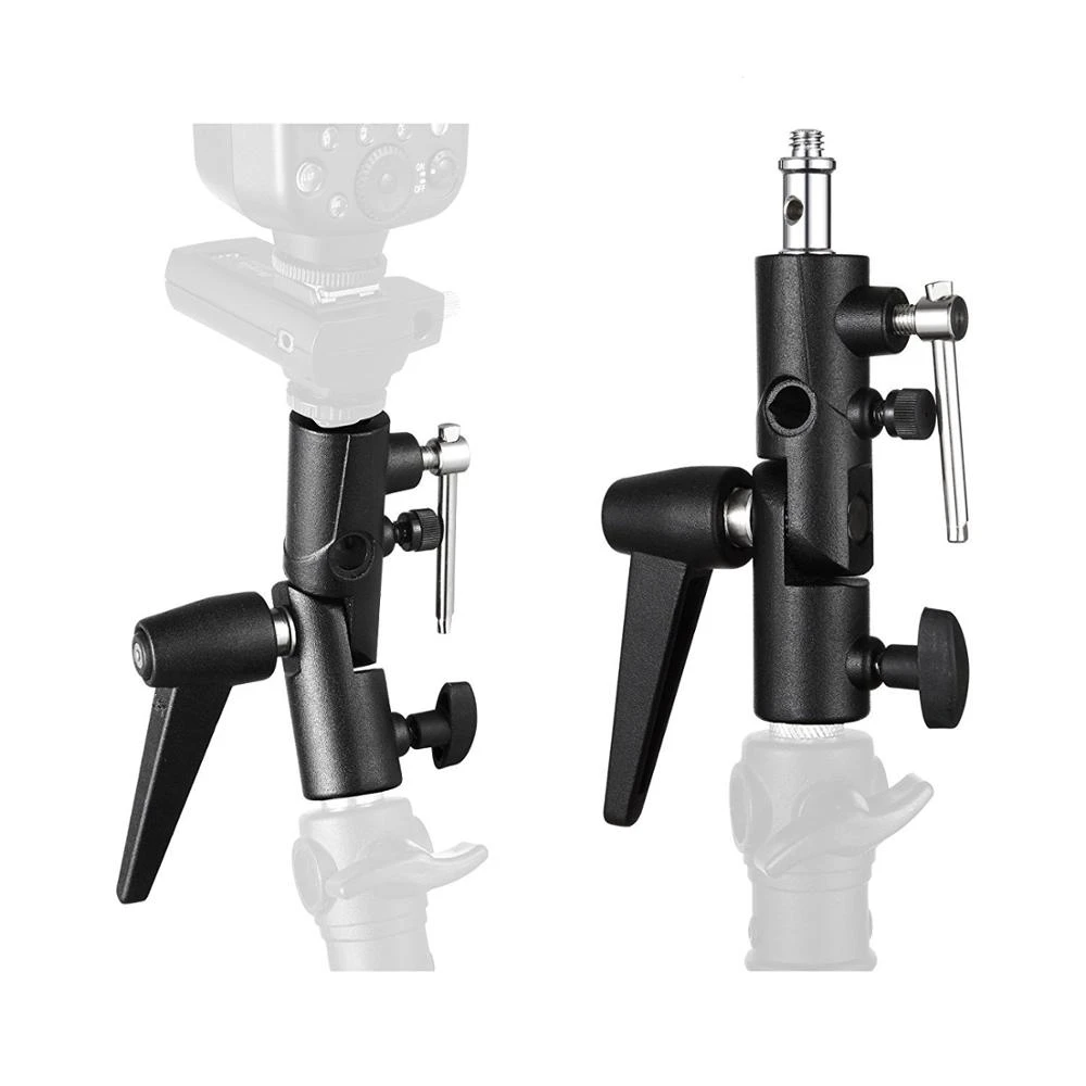 Flash Bracket Hot Shoe Umbrell - Photography Lighting Tool ulasan dan harga