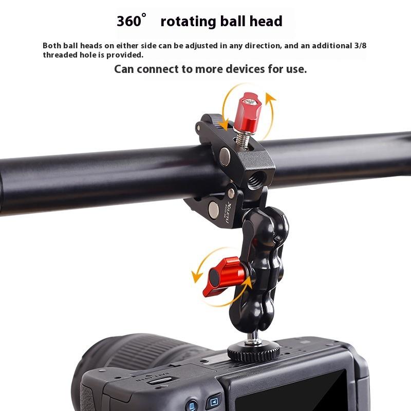 Camera Super Clamp with Double - Photography Lighting Rig ulasan dan harga
