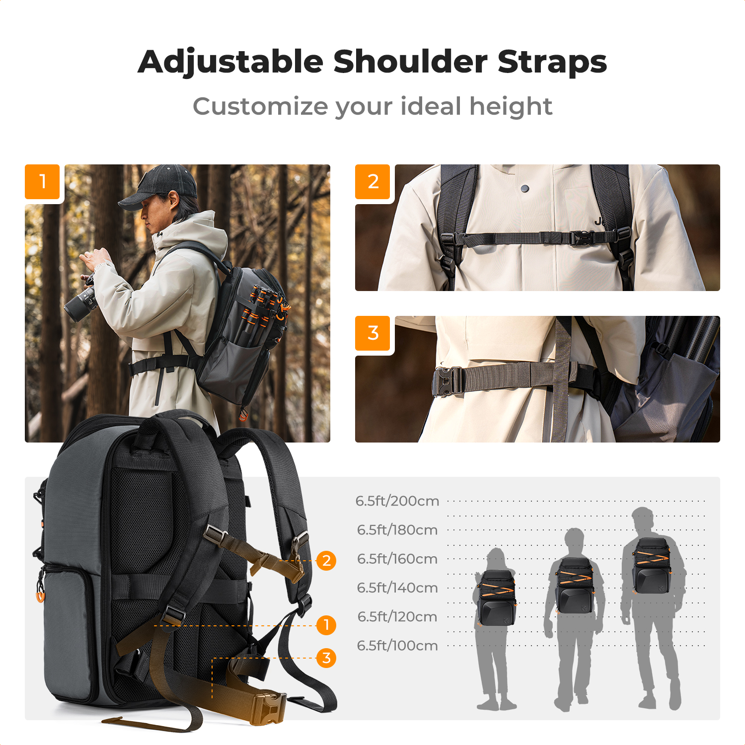 K&F CONCEPT 25L Outdoor Camera - Photography Lighting Bag ulasan dan harga