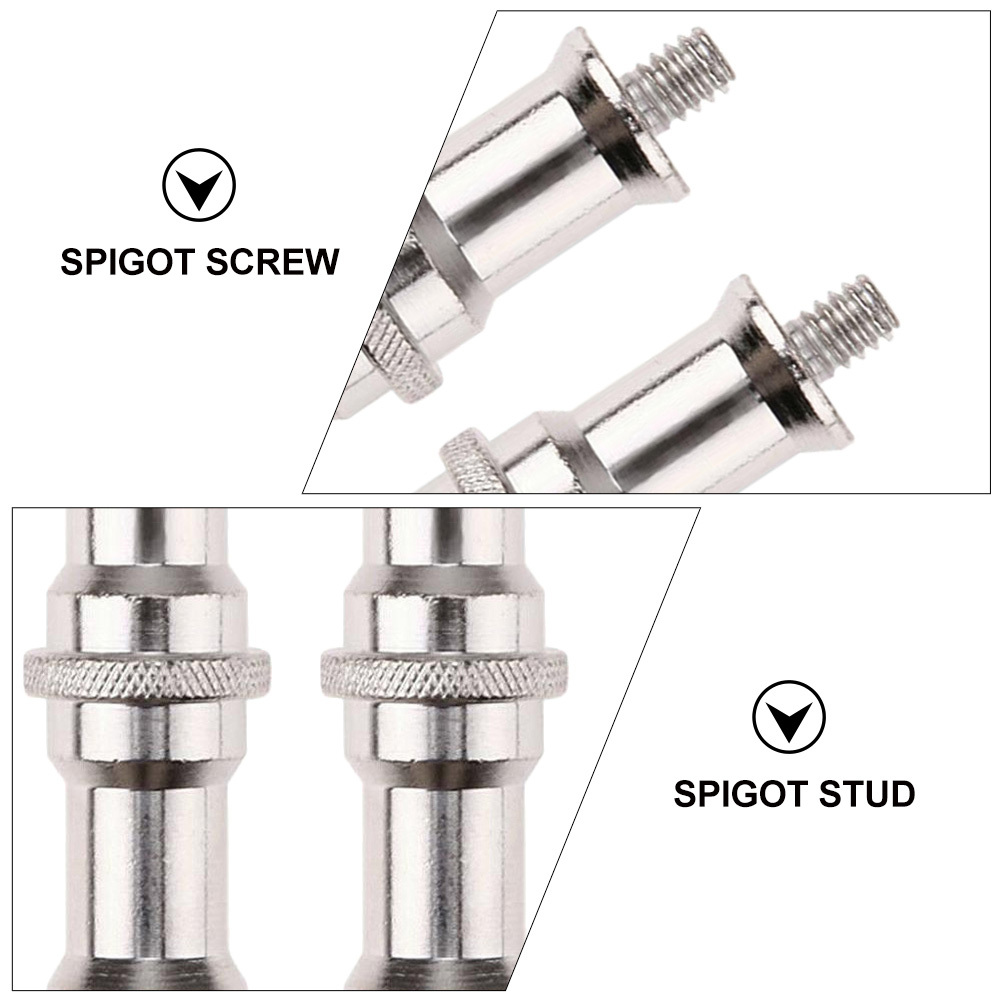 4pcs 1/4 To 3/8 Male Threaded  - Photography Lighting Rig ulasan dan harga