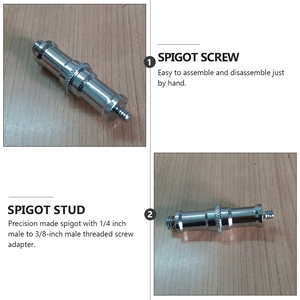 4pcs 1/4 To 3/8 Male Threaded  - Photography Lighting Rig ulasan dan harga