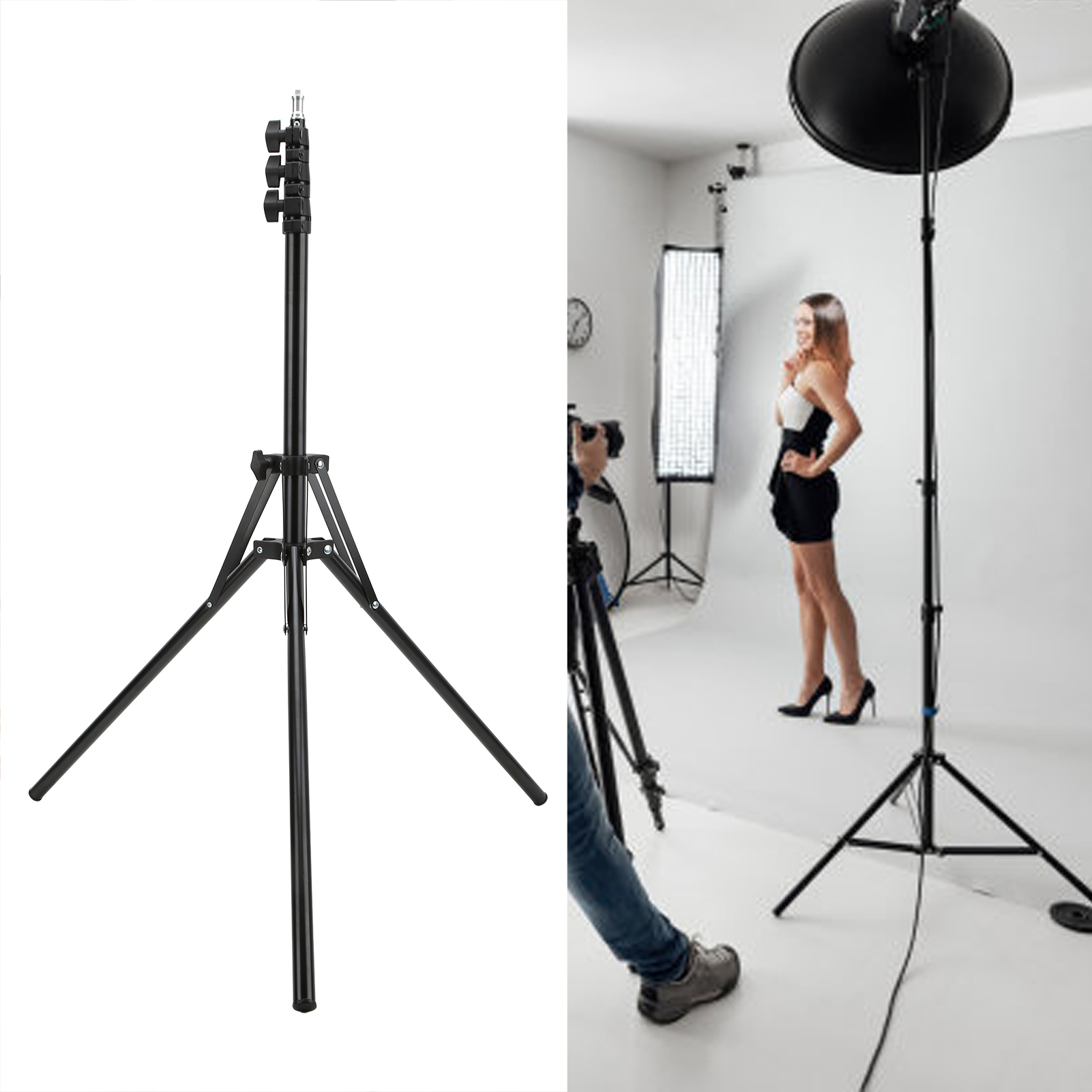 Foldable Tripod With 1/4 Screw - Photography Lighting Reflectors ulasan dan harga