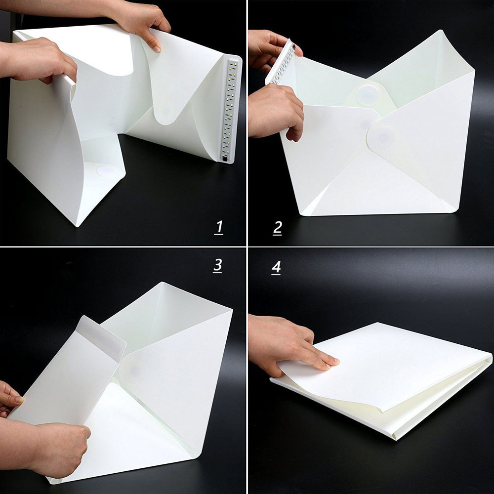LED Panel Light Box Photograph - Photography Lighting Setup ulasan dan harga