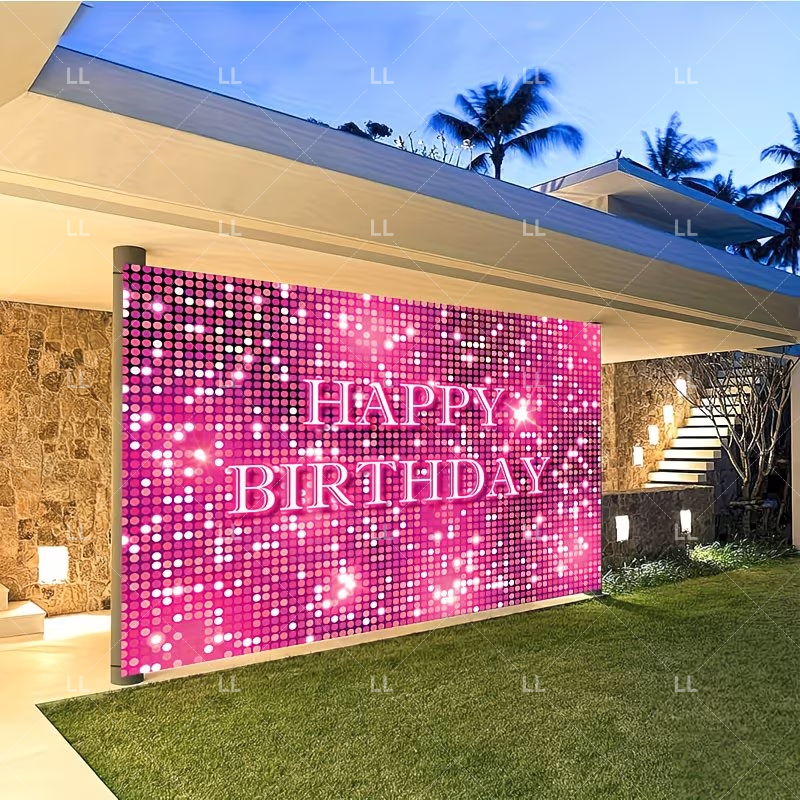 Pink Shimmer Wall Glitters Seq - Photography Lighting Setup ulasan dan harga