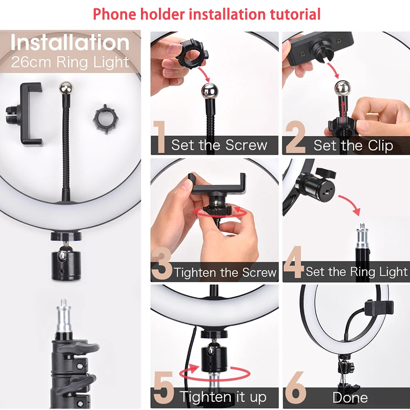 Video Light 16/26/33cm Selfie  - Photography Lighting Tool ulasan dan harga