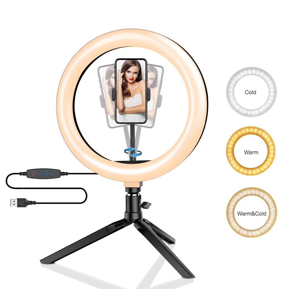 26cm 10 inch Led Ring Selfie L - Photography Lighting Tool ulasan dan harga