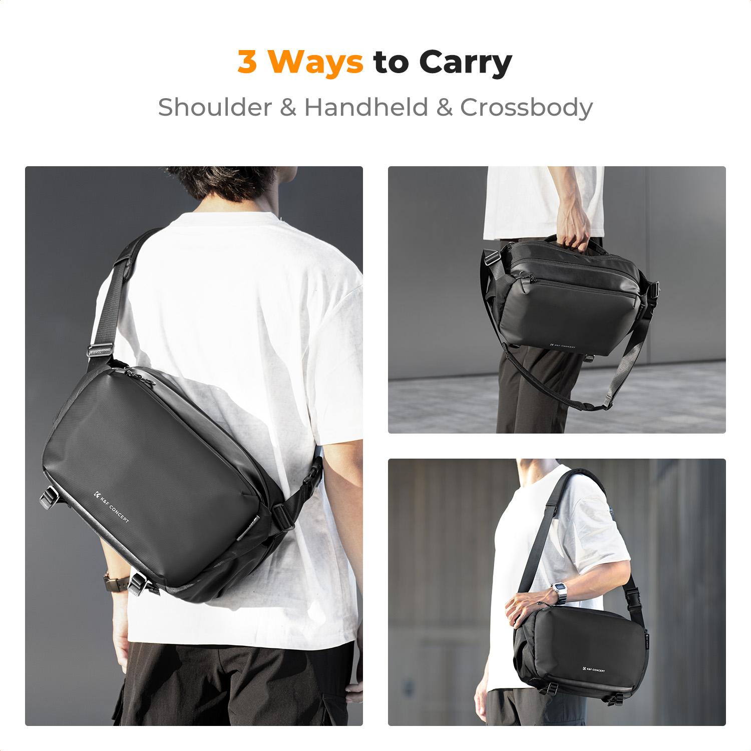 K&F CONCEPT 12L/10L Camera Sli - Photography Lighting Bag ulasan dan harga