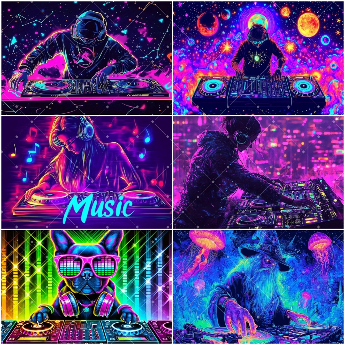 Hip Hop Music DJ Party Decorat - Photography Lighting Backdrop ulasan dan harga