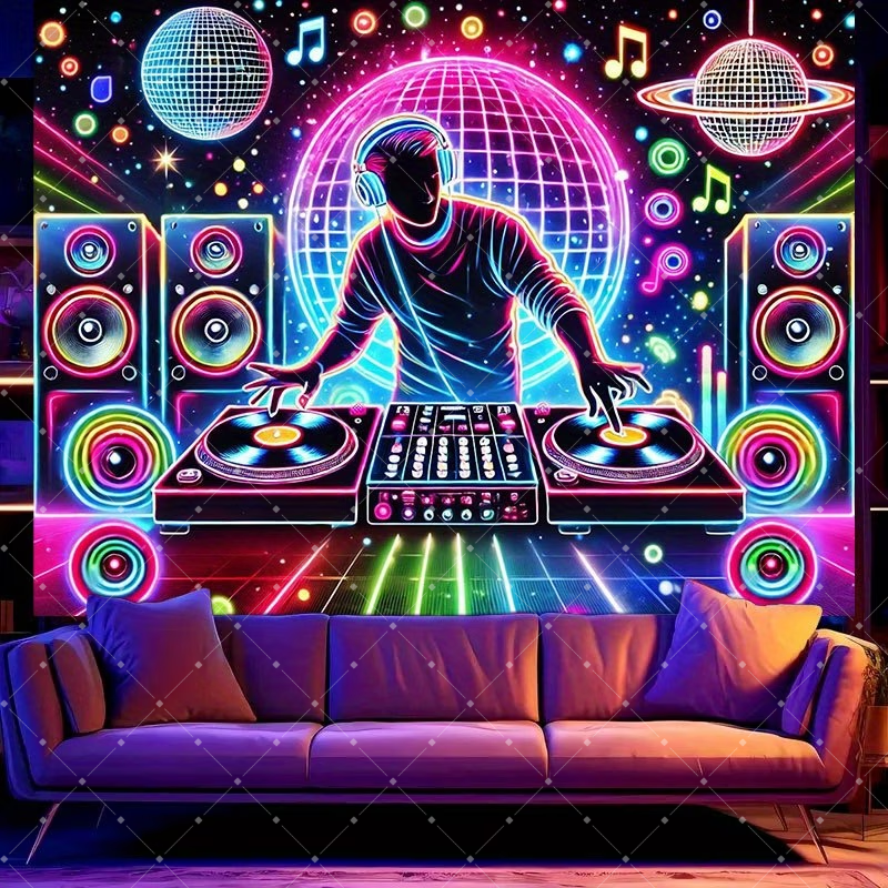 Hip Hop Music DJ Party Decorat - Photography Lighting Backdrop ulasan dan harga