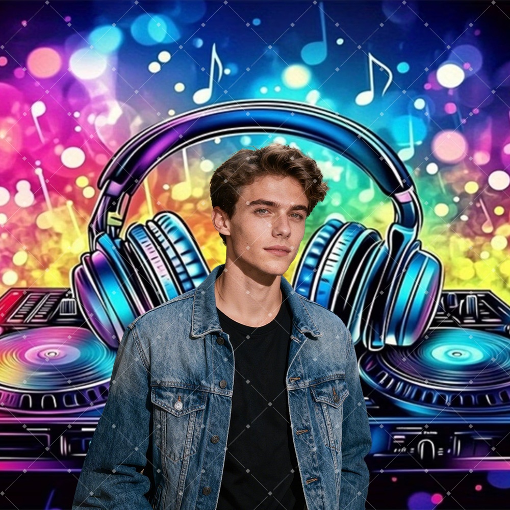 Hip Hop Music DJ Party Decorat - Photography Lighting Backdrop ulasan dan harga