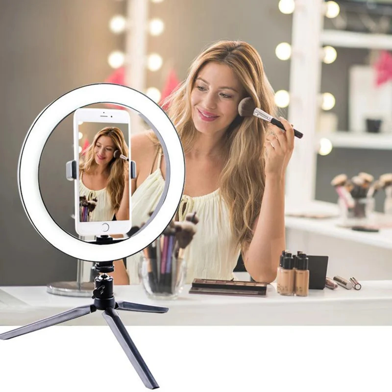 Dimmable26cm LED Ring Light Ki - Photography Lighting Tool ulasan dan harga