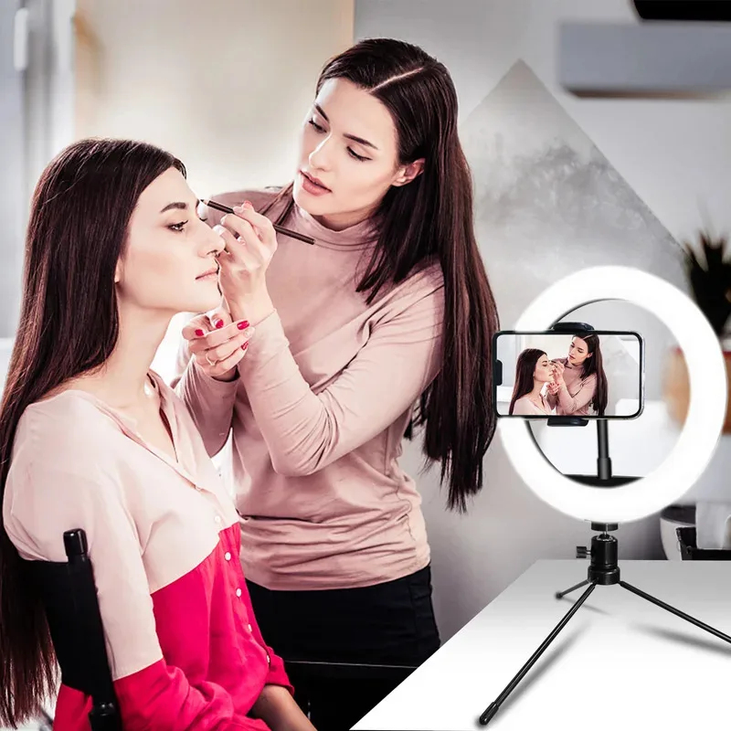 Dimmable26cm LED Ring Light Ki - Photography Lighting Tool ulasan dan harga