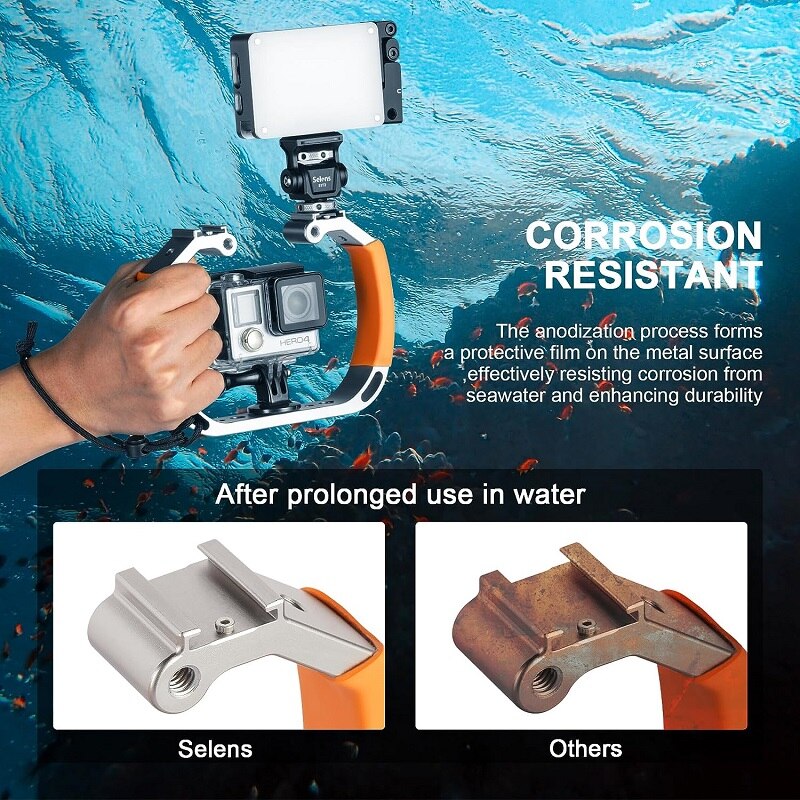 Selens Waterproof Diving Rig H - Photography Lighting Rig ulasan dan harga