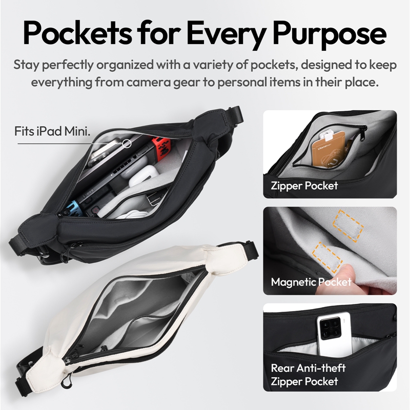 Ulanzi HMN1 Lunar Sling Bag Wh - Photography Lighting Bag ulasan dan harga