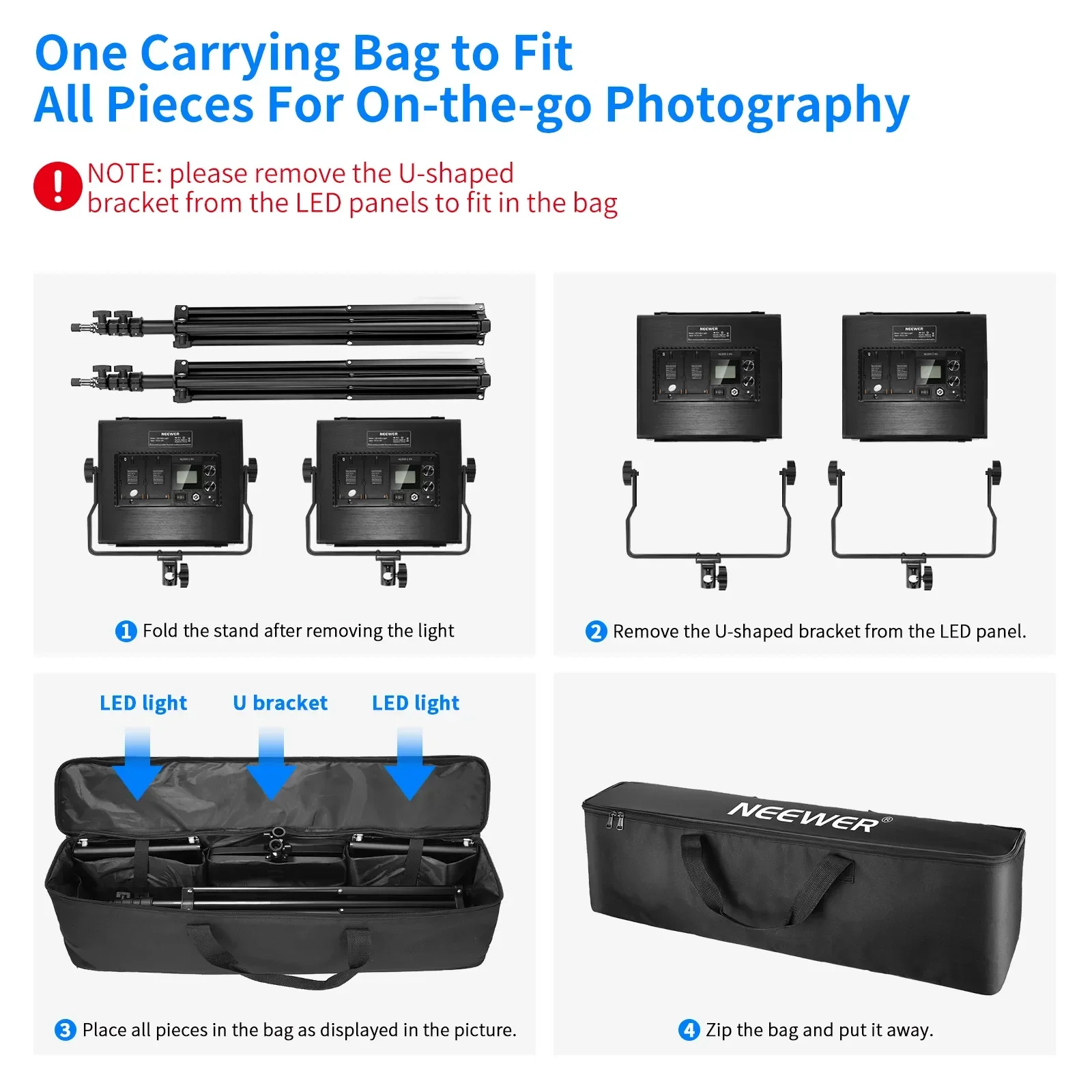 Neewer 2 Packs Advanced 2.4G 6 - Photography Lighting Kit Neewer ulasan dan harga
