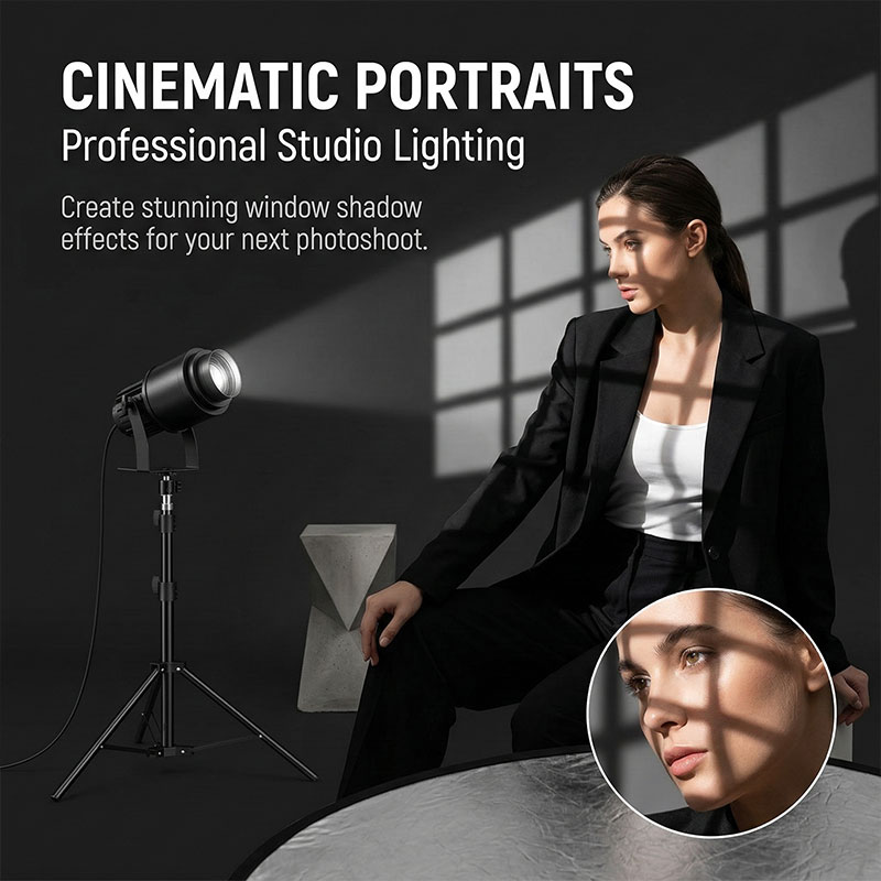 15W Virtual Fake Window Projec - Photography Lighting Setup ulasan dan harga