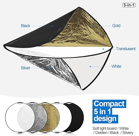 43Inch/110cm Photography Light - Photography Lighting Reflectors ulasan dan harga