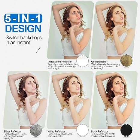 43Inch/110cm Photography Light - Photography Lighting Reflectors ulasan dan harga