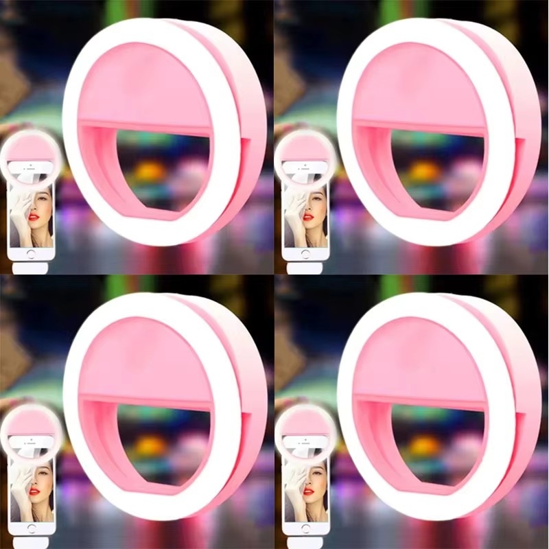 1-4 pcs LED Selfie Ring Fill L - Photography Lighting Tool ulasan dan harga