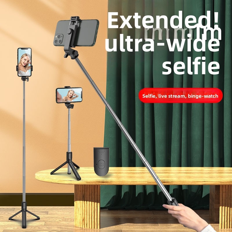 Extendable 1M Selfie Stick Tri - Photography Lighting Description ulasan dan harga