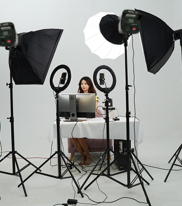 Brightness 200W portable indoo - Photography Lighting Learning ulasan dan harga