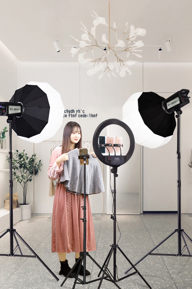 Brightness 200W portable indoo - Photography Lighting Learning ulasan dan harga
