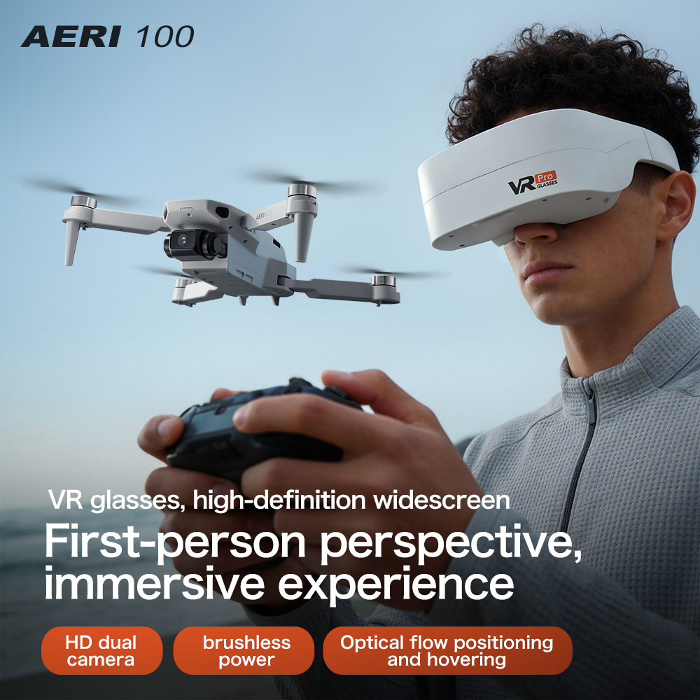 AERI 100 Drone with FPV VR Gog - Photography Lighting Learning ulasan dan harga