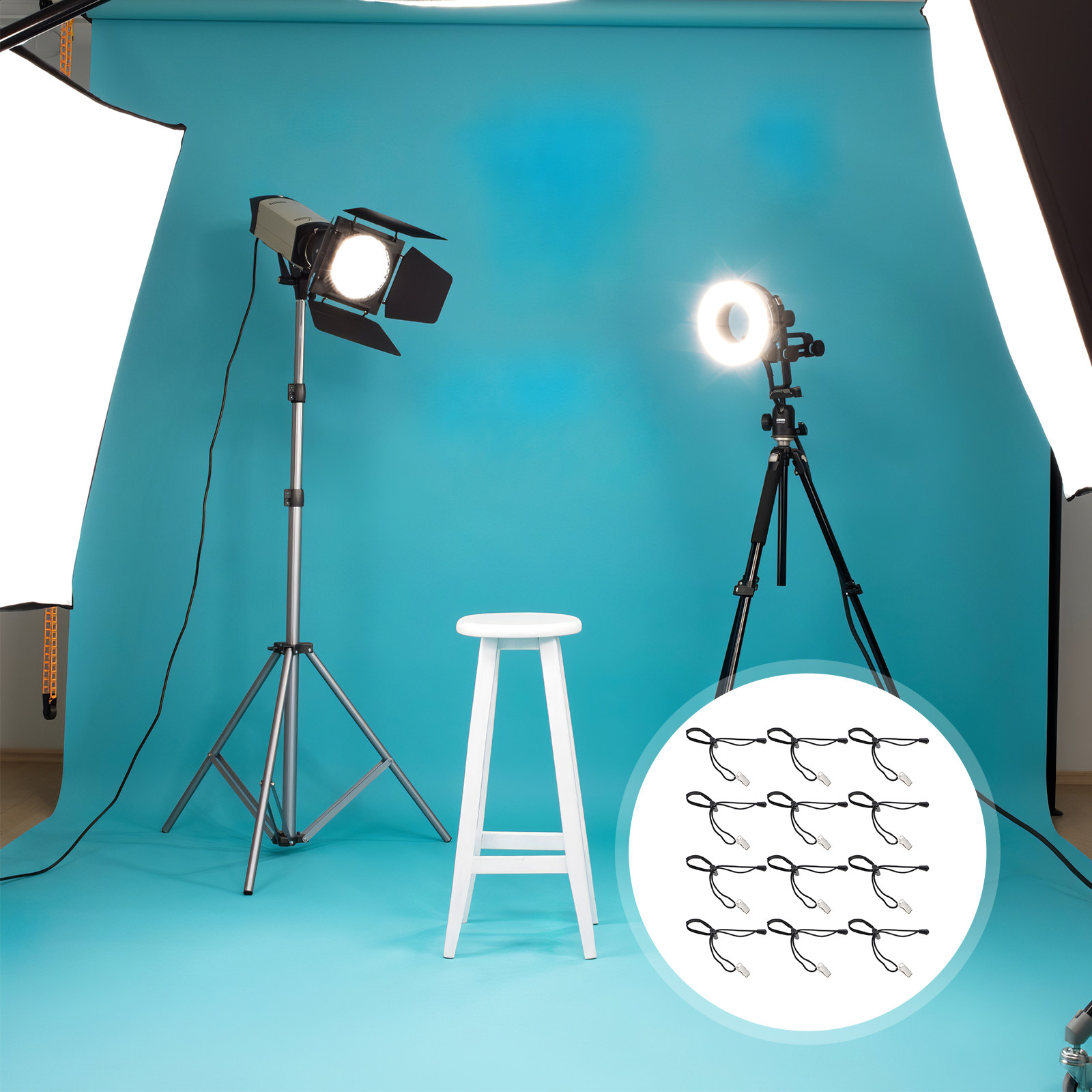12Pcs Studio Background Clips  - Photography Lighting Setup ulasan dan harga