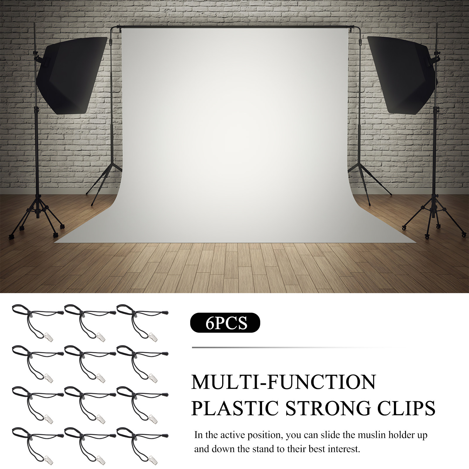 12Pcs Studio Background Clips  - Photography Lighting Setup ulasan dan harga