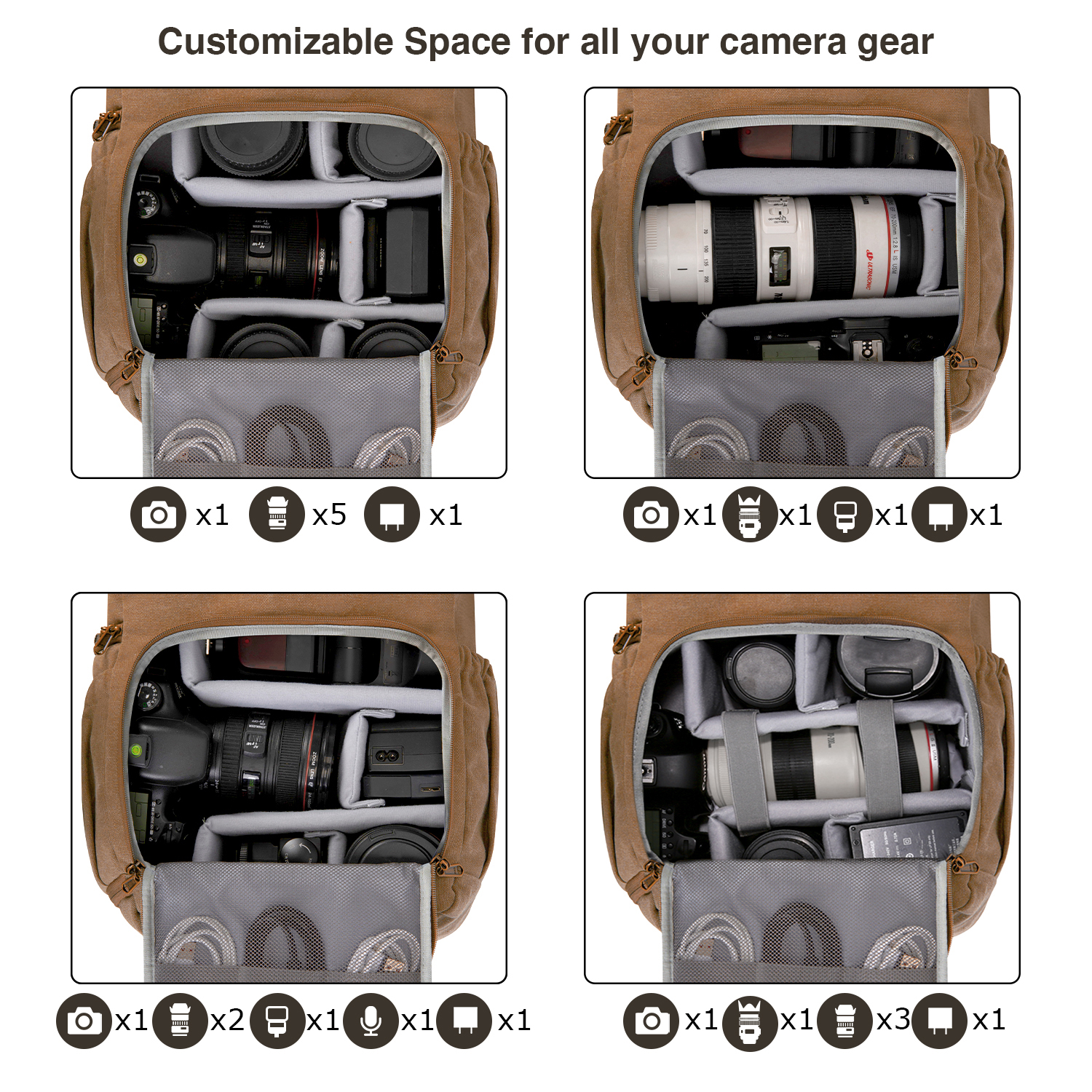 BAGSMART Camera Bag DSLR Photo - Photography Lighting Bag ulasan dan harga